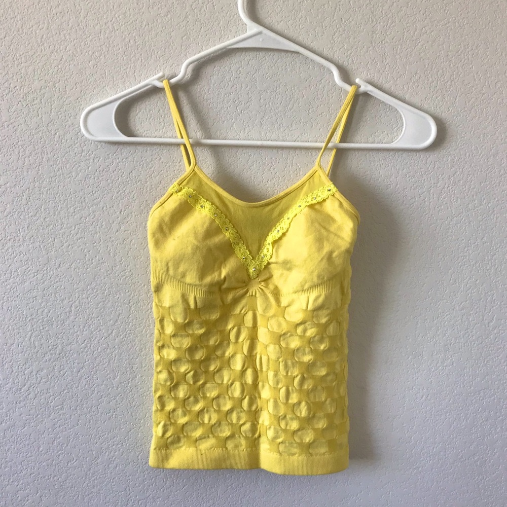 Y2K Yellow Tank Top
